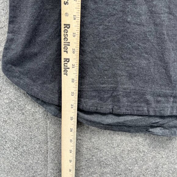 Miami Marlins Shirt Womens Small Charcoal Gray Nike Big Graphic Print Tee - Picture 7 of 11